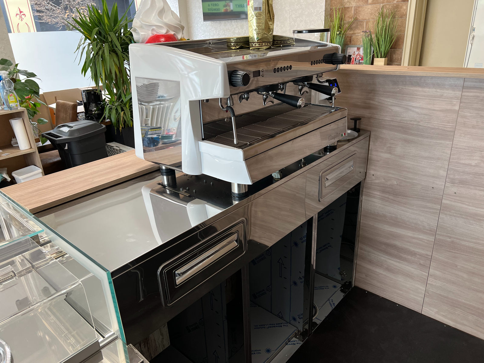 Siebträgermaschine für Cafés